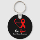 Search for heart disease awareness month key rings Support