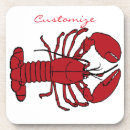 Search for red lobster coasters Shellfish
