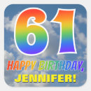 Search for 61 stickers 61st birthday
