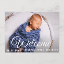 Search for welcome baby postcards Script