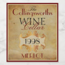 Search for merlot wine labels Vineyard