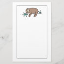 Search for sloth stationery paper Slow