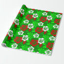 Search for hawaiian christmas wrapping paper Hibiscus