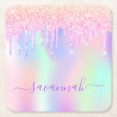 Search for rainbow coasters Glitter