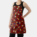 Search for butterfly red aprons Pattern