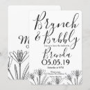Search for flower line art wedding invitations Simple