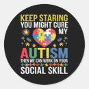 Search for cure autism stickers Neurodivergence