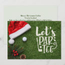 Search for golf christmas invitations Santa