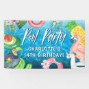 Search for pool party banners Water