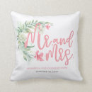 Search for just married couple cushions Mr and mrs