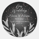 Search for silver and black wedding stickers Unique