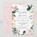 Search for blush bridal shower invitations Botanical