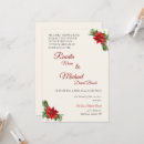 Search for country christmas wedding invitations Floral
