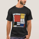 Search for mondrian tshirts Composition
