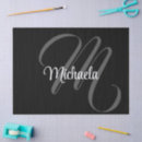 Search for monogram tissue paper Modern