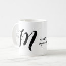 Search for monogram letter m mugs Typography