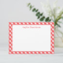 Search for bright note cards Gingham