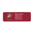 Search for usmc return address labels Eagle globe and anchor