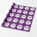 Search for awareness wrapping paper Purple