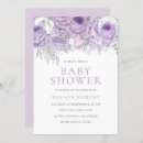 Search for silver white baby shower invitations Lavender