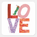 Search for cheerful valentines day stickers Love caterpillar design