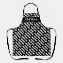 Search for black and white aprons Barbecue