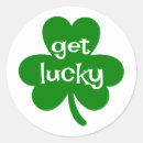 Search for get lucky stickers Shamrock