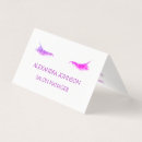 Search for purple glitter business cards Salon
