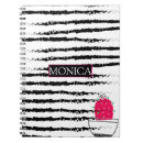 Search for pink zebra stripes notebooks Pattern