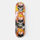 Search for flaming skull skateboards Fire