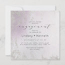 Search for purple and silver engagement party invitations Couple