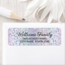 Search for rainbow glitter return address labels Modern