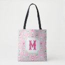 Search for mahjong tote bags Pink