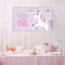 Search for unicorn birthday party banners For kids