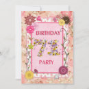 Search for 71st birthday invitations Floral