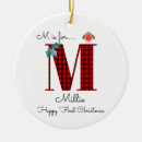 Search for initial m christmas tree decorations Letter