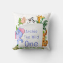 Search for the wild ones cushions Wild one birthday