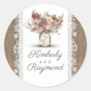 Search for antique lace wedding stickers Country