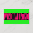 Search for window tinting business cards Windows