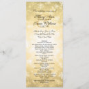 Search for winter wonderland wedding programs Order of service