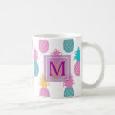 Search for monogram for her mugs Blue