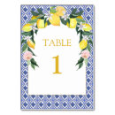 Search for bridal shower table cards Lemon