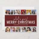 Search for 12 photo christmas cards What a year