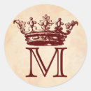 Search for crown monogram stickers Royal