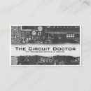 Search for electronics repair business cards Circuit board