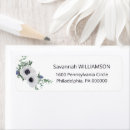 Search for thistle flower return address labels Elegant