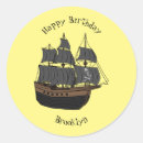 Search for cartoon pirate ship stickers For kids