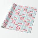 Search for naughty and nice wrapping paper Modern