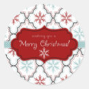 Search for retro snowflakes stickers Merry christmas