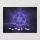 Search for purple star postcards Star of david